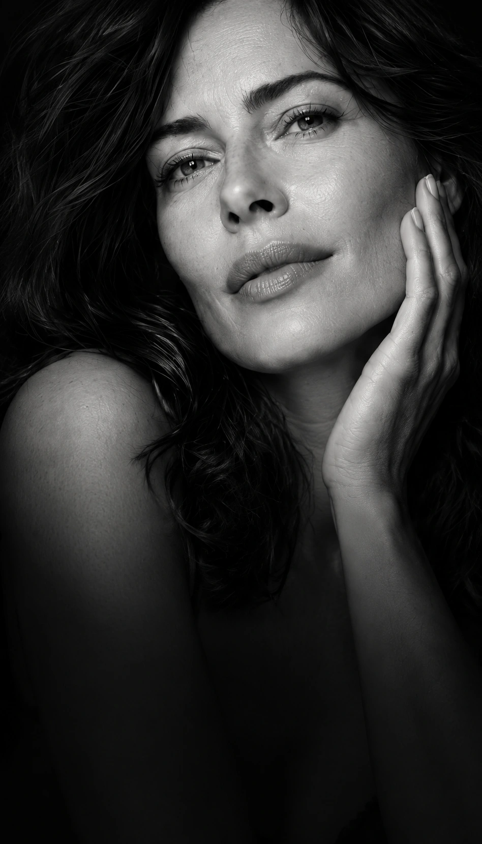 A moment of gentle skincare